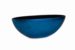 Donica ozdobna Misa owalna Lavida - Lazur (średnia)